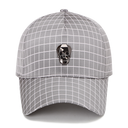 Windowpane Pattern Cap