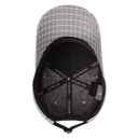 Windowpane Pattern Cap